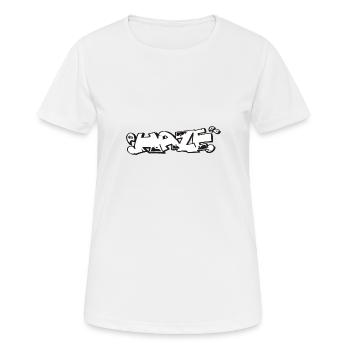 Brume 1 - T-shirt respirant Femme - blanc - Devant - AI Model Female 172 dark (172cm)