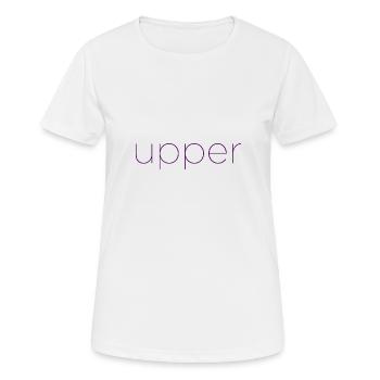 Upper Class upgrade - Purple - Women's Breathable T-Shirt - white - Front - AI Model Female 172 dark (172cm)