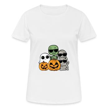 Halloween Party Cool - Women's Breathable T-Shirt - white - Front - AI Model Female 172 dark (172cm)