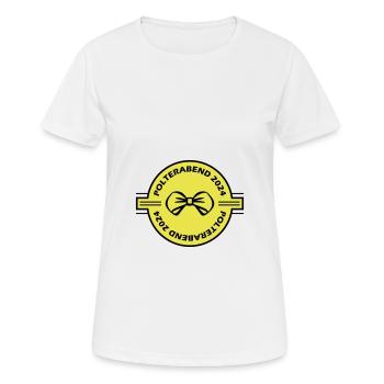 Polterabend 2024 - Frauen T-Shirt atmungsaktiv - Weiß - Vorne - AI Model Female 172 dark (172cm)