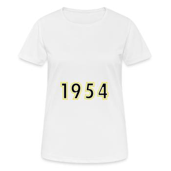 1954 Year Birthday - Women's Breathable T-Shirt - white - Front - AI Model Female 172 dark (172cm)