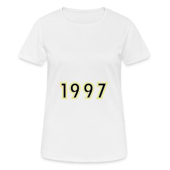 1997 Year Birthday - Women's Breathable T-Shirt - white - Front - AI Model Female 172 dark (172cm)