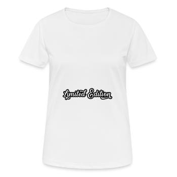 Édition limitée - T-shirt respirant Femme - blanc - Devant - AI Model Female 172 dark (172cm)