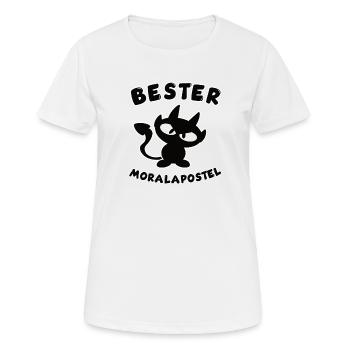 cool best moral apostle design - Women's Breathable T-Shirt - white - Front - AI Model Female 172 dark (172cm)