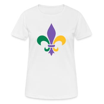 Mardi Gras - Women's Breathable T-Shirt - white - Front - AI Model Female 172 dark (172cm)