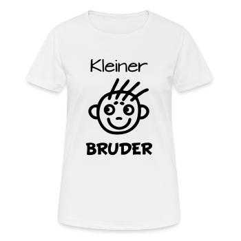 Kleiner Bruder - Frauen T-Shirt atmungsaktiv - Weiß - Vorne - AI Model Female 172 dark (172cm)