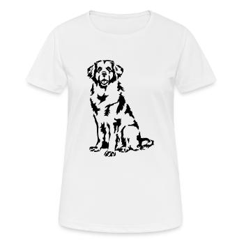 Leonberger - Women's Breathable T-Shirt - white - Front - AI Model Female 172 dark (172cm)