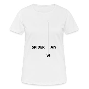 Man Spider - Women's Breathable T-Shirt - white - Front - AI Model Female 172 dark (172cm)