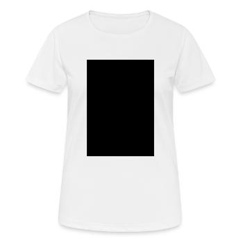 Black rectangle - Women's Breathable T-Shirt - white - Front - AI Model Female 172 dark (172cm)