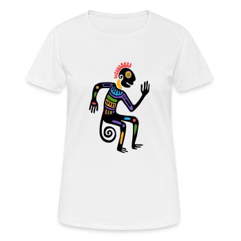 Culture of the Aztecs and Mayans - Women's Breathable T-Shirt - white - Front - AI Model Female 172 dark (172cm)