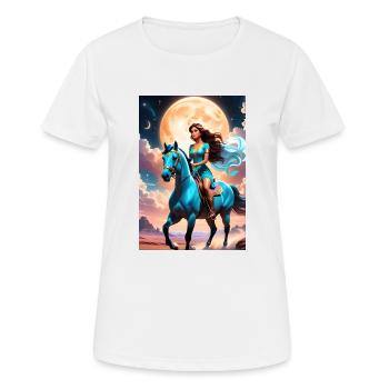 personalized design mother's gift - Women's Breathable T-Shirt - white - Front - AI Model Female 172 dark (172cm)