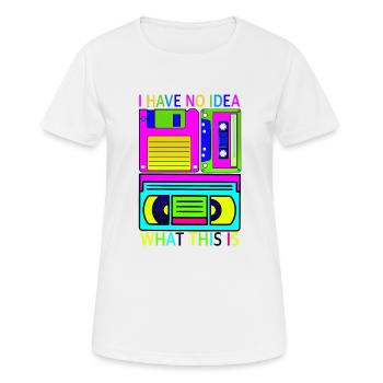 Music, Retro, Heavy Metal, Hard Rock, Punk, Vinyl, Pop - Women's Breathable T-Shirt - white - Front - AI Model Female 172 dark (172cm)