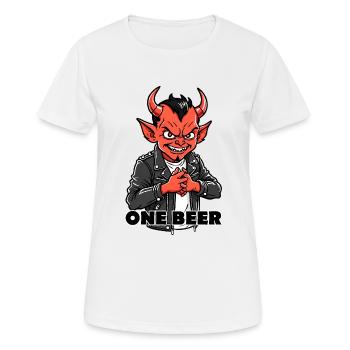 Red Devil - Women's Breathable T-Shirt - white - Front - AI Model Female 172 dark (172cm)