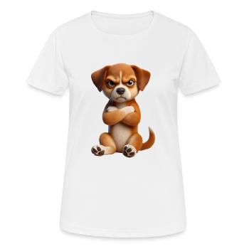 Chien sinistre 1 - T-shirt respirant Femme - blanc - Devant - AI Model Female 172 dark (172cm)