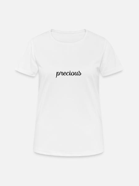 Text 014 precious - Women's Breathable T-Shirt - white