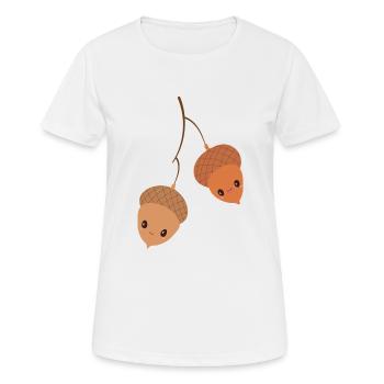 Glands - T-shirt respirant Femme - blanc - Devant - AI Model Female 172 dark (172cm)