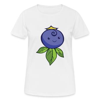 KingBerry - T-shirt respirant Femme - blanc - Devant - AI Model Female 172 dark (172cm)