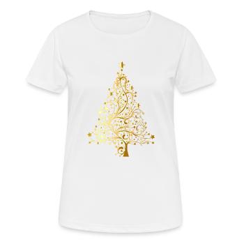 Gold Gran - Frauen T-Shirt atmungsaktiv - Weiß - Vorne - AI Model Female 172 dark (172cm)