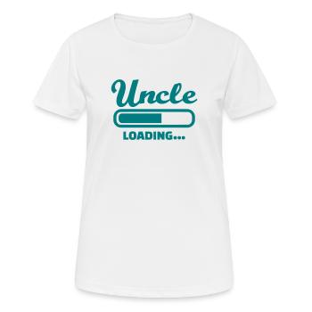 Onkel - Frauen T-Shirt atmungsaktiv - Weiß - Vorne - AI Model Female 172 dark (172cm)