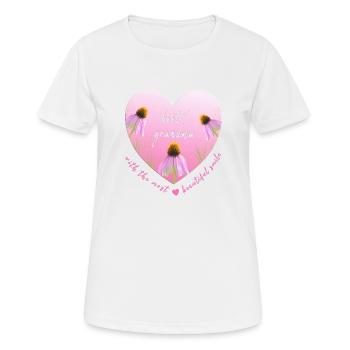 best grandma granny - Frauen T-Shirt atmungsaktiv - Weiß - Vorne - AI Model Female 172 dark (172cm)