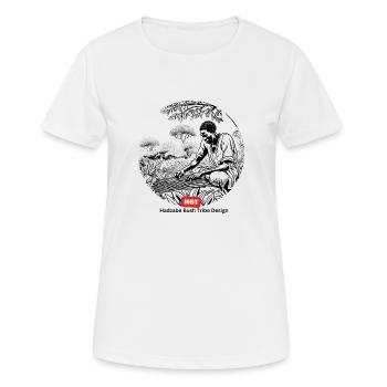LGBT 52 - T-shirt respirant Femme - blanc - Devant - AI Model Female 172 dark (172cm)