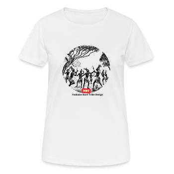 LGBT 56 - Frauen T-Shirt atmungsaktiv - Weiß - Vorne - AI Model Female 172 dark (172cm)