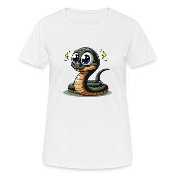 Cobra - T-shirt respirant Femme - blanc - Devant - AI Model Female 172 dark (172cm)