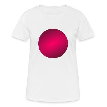Kreis Farbig - Frauen T-Shirt atmungsaktiv - Weiß - Vorne - AI Model Female 172 dark (172cm)