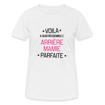 Großmütter / Oma / Mami / Großmutter / Mamy - Frauen T-Shirt atmungsaktiv - Weiß - Vorne - AI Model Female 172 dark (172cm)