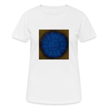 SOL MANDALA INVERSÉ - T-shirt respirant Femme - blanc - Devant - AI Model Female 172 dark (172cm)