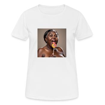 Black Friday - Frauen T-Shirt atmungsaktiv - Weiß - Vorne - AI Model Female 172 dark (172cm)