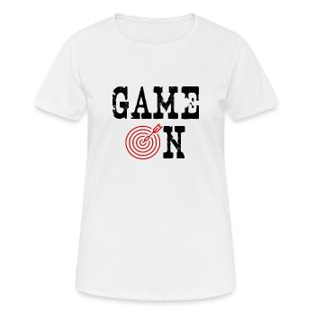 Jeu de fléchettes sur fléchettes Idée cadeau fléchettes - T-shirt respirant Femme - blanc - Devant - AI Model Female 172 dark (172cm)