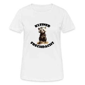 kleiner Frechdachs - Frauen T-Shirt atmungsaktiv - Weiß - Vorne - AI Model Female 172 dark (172cm)