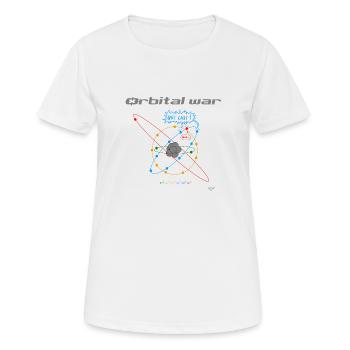 orbital war - Women's Breathable T-Shirt - white - Front - AI Model Female 172 dark (172cm)