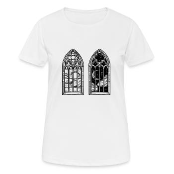 Window - Women's Breathable T-Shirt - white - Front - AI Model Female 172 dark (172cm)