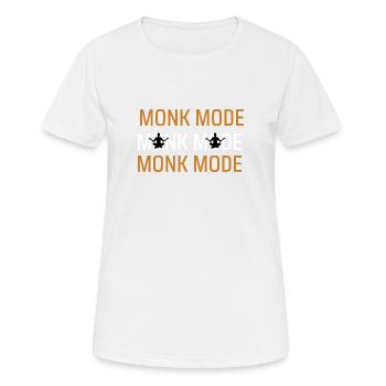 Monk Meditation Mode - Women's Breathable T-Shirt - white - Front - AI Model Female 172 dark (172cm)