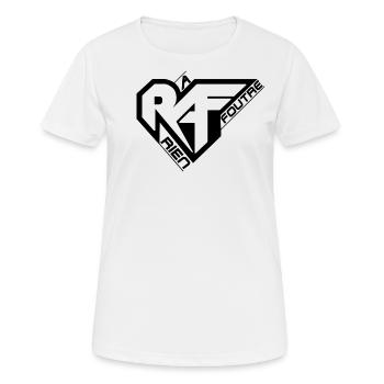 RIEN A FOUTRE - RIENAFOUTRE - Kien - SMSO prod - T-shirt respirant Femme - blanc - Devant - AI Model Female 172 dark (172cm)