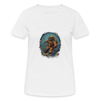 Diver - Women's Breathable T-Shirt - white - Front - AI Model Female 172 dark (172cm)
