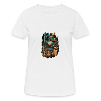 Music Instruments - Women's Breathable T-Shirt - white - Front - AI Model Female 172 dark (172cm)