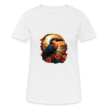 Tropical - T-shirt respirant Femme - blanc - Devant - AI Model Female 172 dark (172cm)