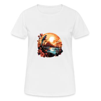 Tropical - T-shirt respirant Femme - blanc - Devant - AI Model Female 172 dark (172cm)
