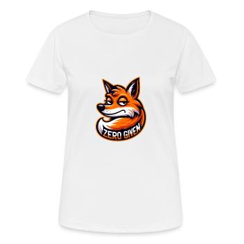 Zero Given - Fuchs Illustration - Frauen T-Shirt atmungsaktiv - Weiß - Vorne - AI Model Female 172 dark (172cm)