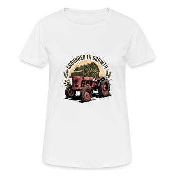 Grounded in Growth - Women's Breathable T-Shirt - white - Front - AI Model Female 172 dark (172cm)