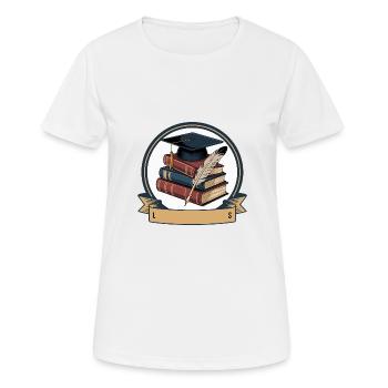 Learn Always, Lead Always - Frauen T-Shirt atmungsaktiv - Weiß - Vorne - AI Model Female 172 dark (172cm)