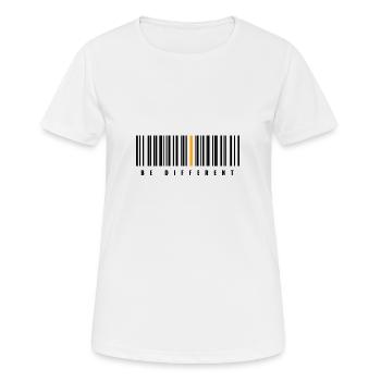 Être différent - T-shirt respirant Femme - blanc - Devant - AI Model Female 172 dark (172cm)