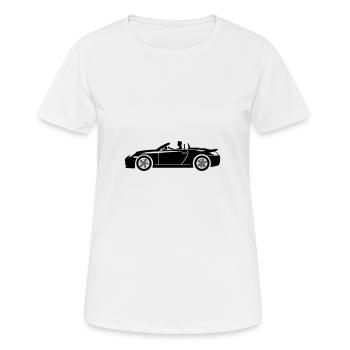 Sports Car Car Car Convertible - Women's Breathable T-Shirt - white - Front - AI Model Female 172 dark (172cm)