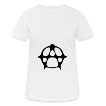 Anarchie / Anarchist - Frauen T-Shirt atmungsaktiv - Weiß - Vorne - AI Model Female 172 dark (172cm)