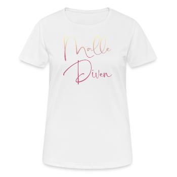 Malle Divas / Holidays Mallorca - Women's Breathable T-Shirt - white - Front - AI Model Female 172 dark (172cm)