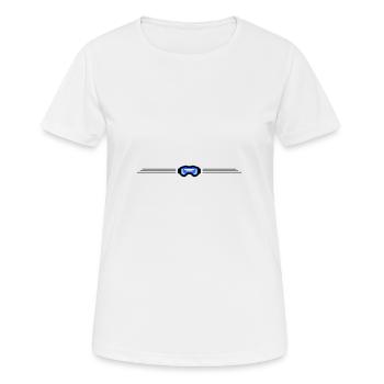 Lunettes de ski Symbol Element Ski - T-shirt respirant Femme - blanc - Devant - AI Model Female 172 dark (172cm)