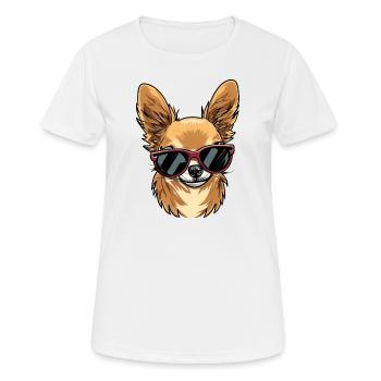 CHIHUAHUA The Cutie - Women's Breathable T-Shirt - white - Front - AI Model Female 172 dark (172cm)